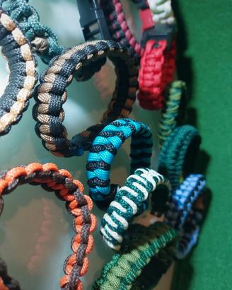 Braccialetti Paracord fatti a mano