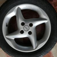 3 Ruote cerchi in lega originali fiat coupe