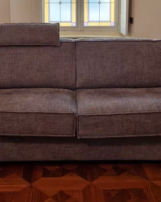 Divano letto matrimoniale, materasso imballato
