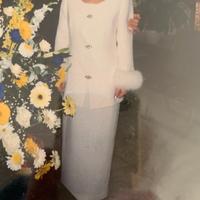 Vestito da sposa due pezzi