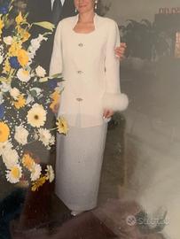 Vestito da sposa due pezzi