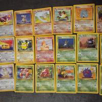 Lotto carte pokemon vintage set jungle