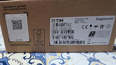 TIM VISION DECODER BOX 4K DVB-T2  ANDROID TV