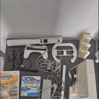 wii lotto con basi, controller, volanti