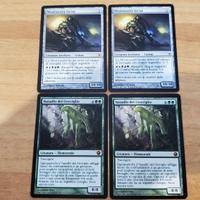 MTG 2x Mostruosità incisa + 2x Vassallo del grovig