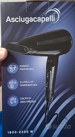 Asciugacapelli nuovo ideale per viaggi