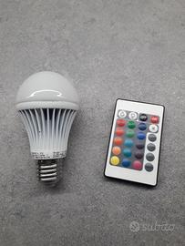 Lampadina cambio colore con telecomando