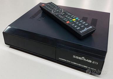 Decoder Zgemma H7s 4K 2x SAT + 1x DTT + HDD 250gb