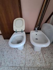 Set water, bidet, lavabo a colonna