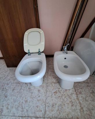 Set water, bidet, lavabo a colonna
