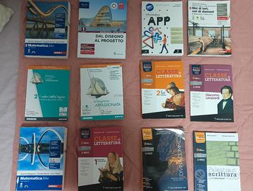 libri scolastici Liceo Scientifico  1-2-3-4°