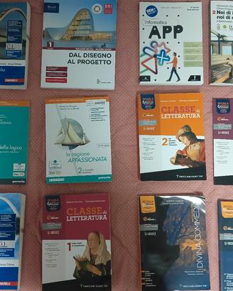 libri scolastici Liceo Scientifico  1-2-3-4°