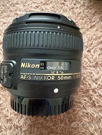 Nikon AF-S Nikkor 50mm f/1.8G  Garanzia Nital