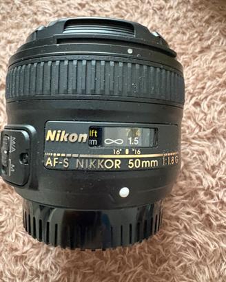 Nikon AF-S Nikkor 50mm f/1.8G  Garanzia Nital