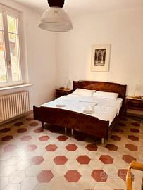 Solo struttura letto matrimoniale Art Déco