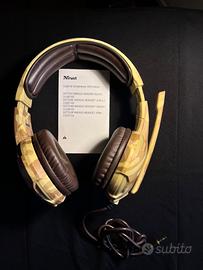 Trust, GXT 310D Radius, Cuffie Gaming, Desert
