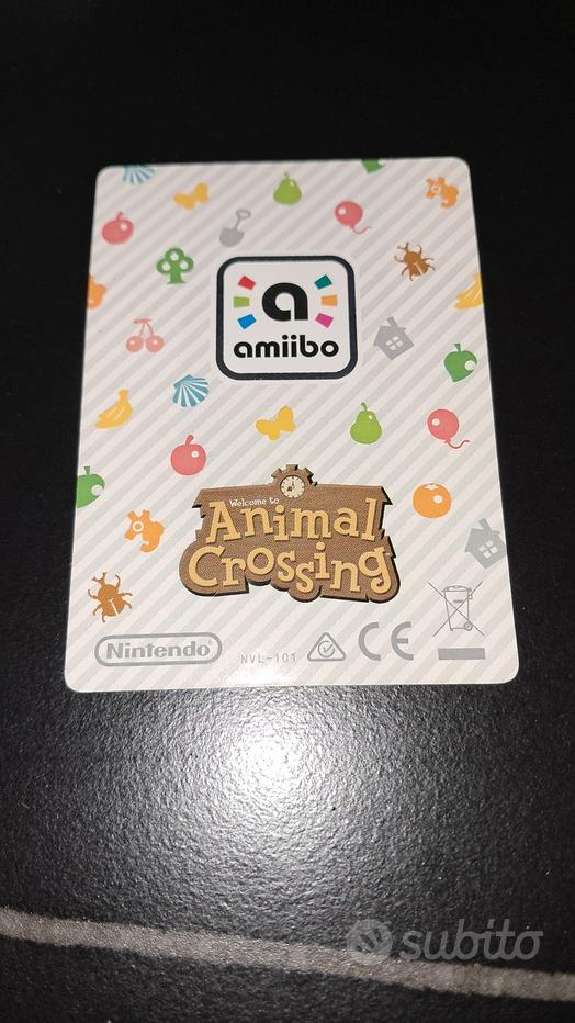 Carta Amiibo Animal Crossing Scoot #147 - Serie 2 Autentica Nintendo (Aperta Ma Mai Usata)