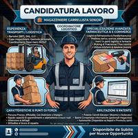 Carrellista/magazz.(logistica farmaceutica)
