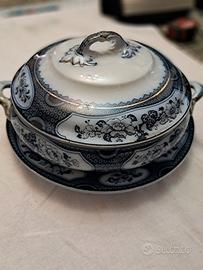 ANTICA ZUPPIERAVINTAGE IN PORCELLANA INGLESE 1923