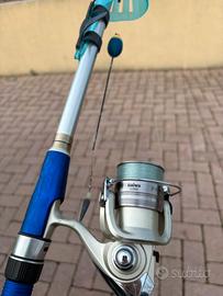 Set completo da pesca: canna + cassetta