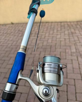 Set completo da pesca: canna + cassetta