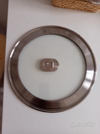 Coperchio in vetro e acciaio ikea