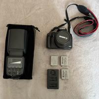 MACCHINA FOTOGRAFICA + FLASH