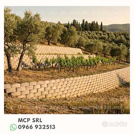 BLOCCHI PER CONTENIMENTO SCARPATE MCP SRL