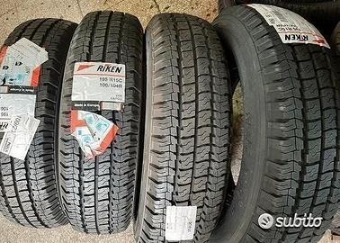 4 gomme nuove 195 80 15 riken 106 104 r