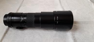 Teleobiettivo SIGMA 400mm 1:5.6 per MINOLTA