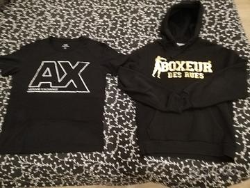 set felpa e t-shirt uomo XL 