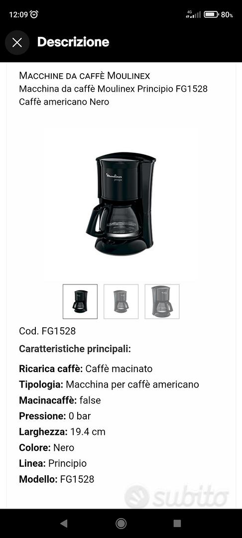 Moulinex Macchina da caffè americano FG1528 Moulinex