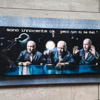 Quadro in legno omaggio a Vasco Rossi 