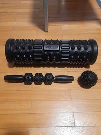 Rullo massaggiante con bastone e pallina