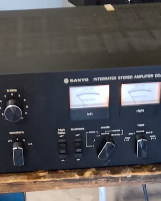 Impianto Hi-Fi Vintage Sanyo