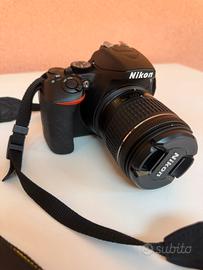 NIKON D3500 18-55 VR + obiettivo 50 mm. F 1.8G 