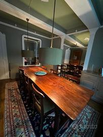 Tavolo antico fratini scuola emiliana del 1700