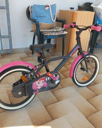 bici bimba  decathlon 4-6 anni