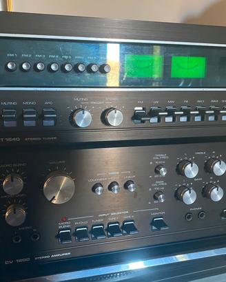 Amplificatore DUAL  CV 1600 e tuner DUAL  CT 1640