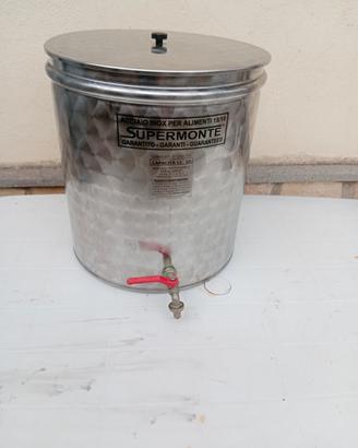 contenitore 50 litri inox