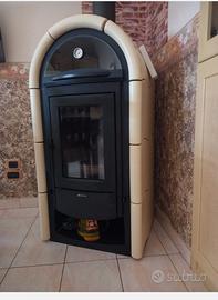 Stufa a 🪵 legna, con forno,Nordica