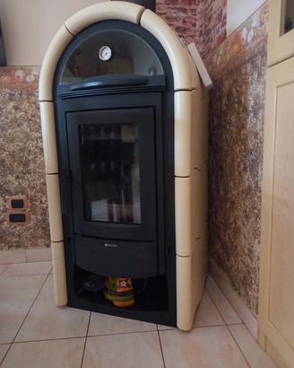 Stufa a 🪵 legna, con forno,Nordica