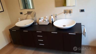 Mobile bagno con 2 lavabi