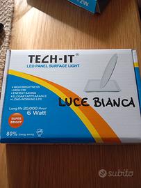 Faretti led luce bianca 6 W