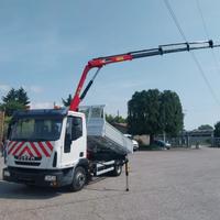 Iveco Eurocargo 80E18 E5 gru e ribaltabile