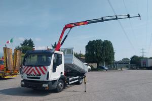 Iveco Eurocargo 80E18 E5 gru e ribaltabile