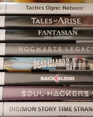Videogiochi per PS1, PS3, PS4 e PS5