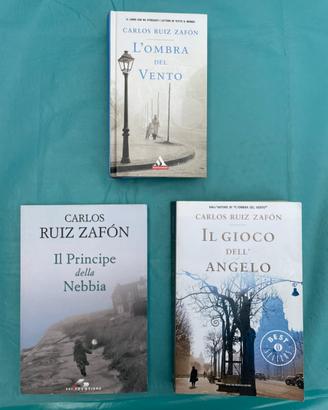 3 libri best sellere di Carlos Ruiz Zafon
