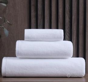 SET 3 PEZZI ASCIUGAMANI 100% COTONE