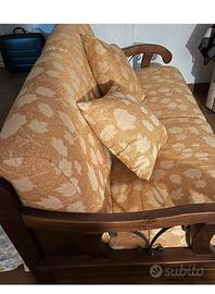 Divano letto legno